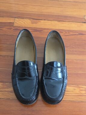 Cole Hann Black Penny Loafers